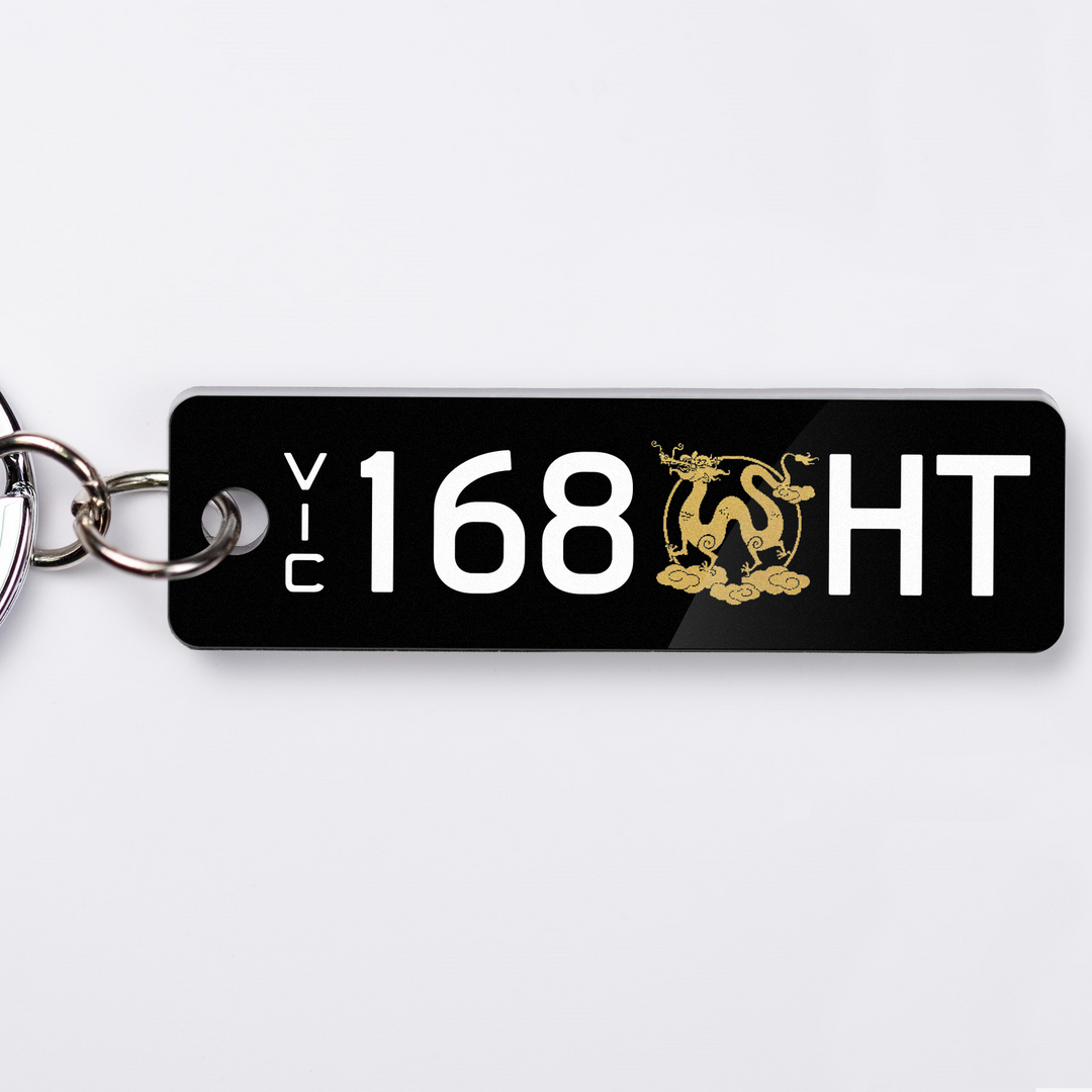 VIC Lucky Licence Plate Custom Keychain