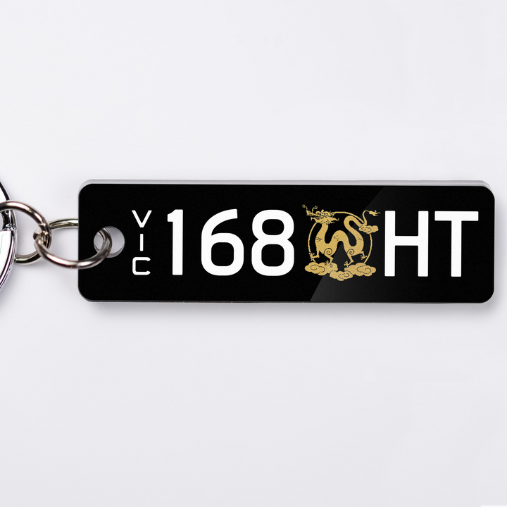 VIC Lucky Licence Plate Custom Keychain