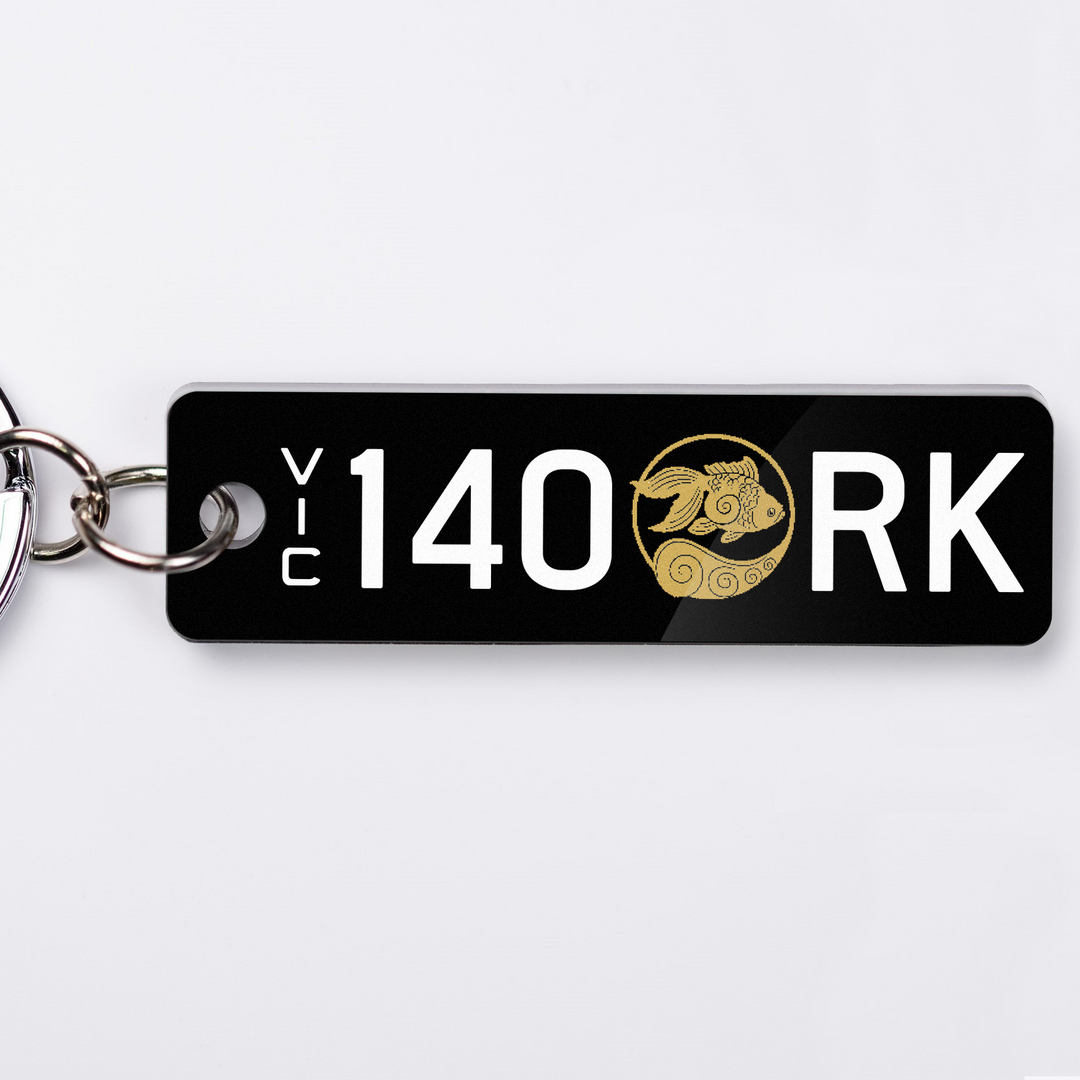 VIC Lucky Licence Plate Custom Keychain