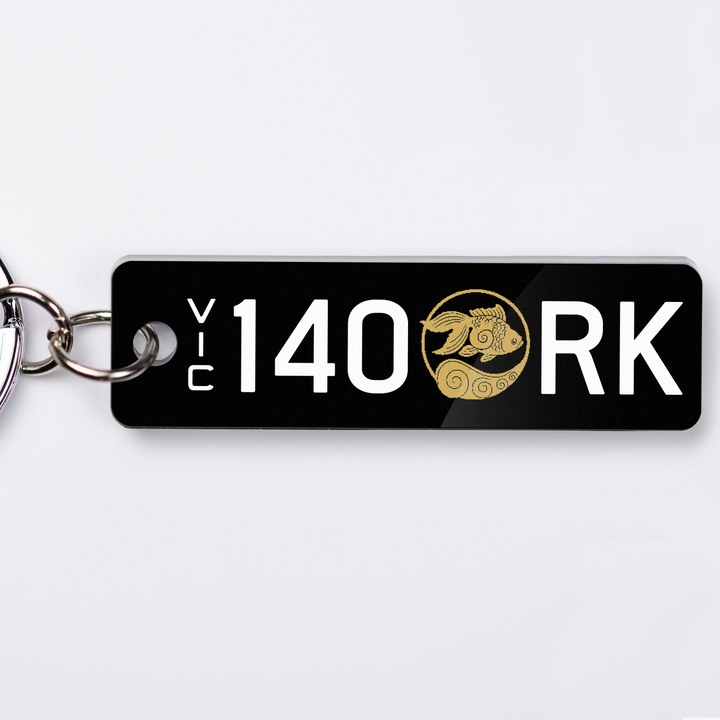 VIC Lucky Licence Plate Custom Keychain