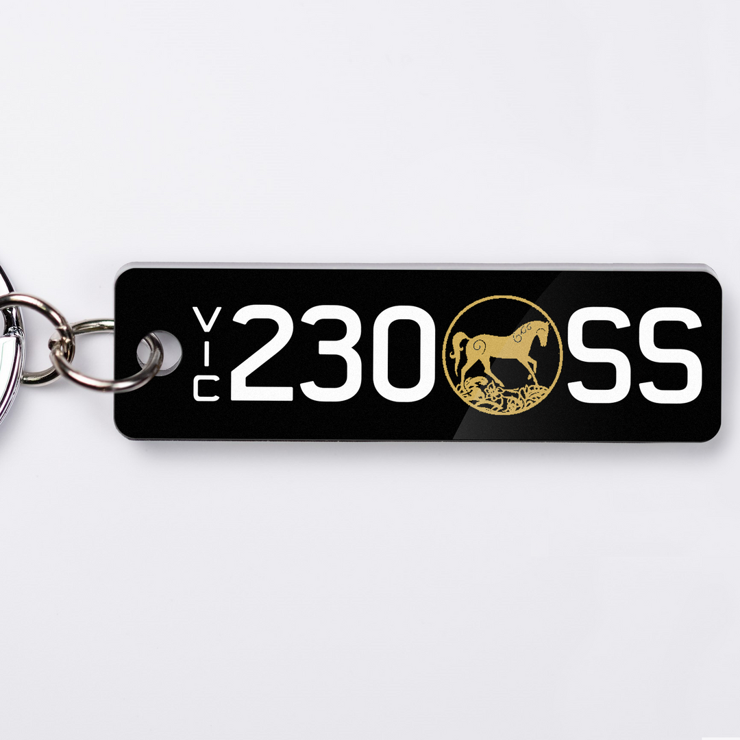 VIC Lucky Licence Plate Custom Keychain
