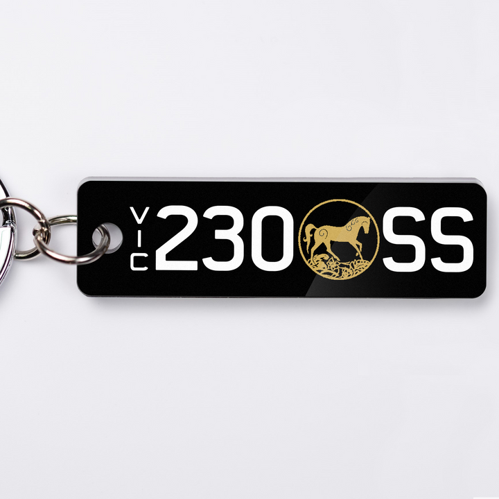 VIC Lucky Licence Plate Custom Keychain