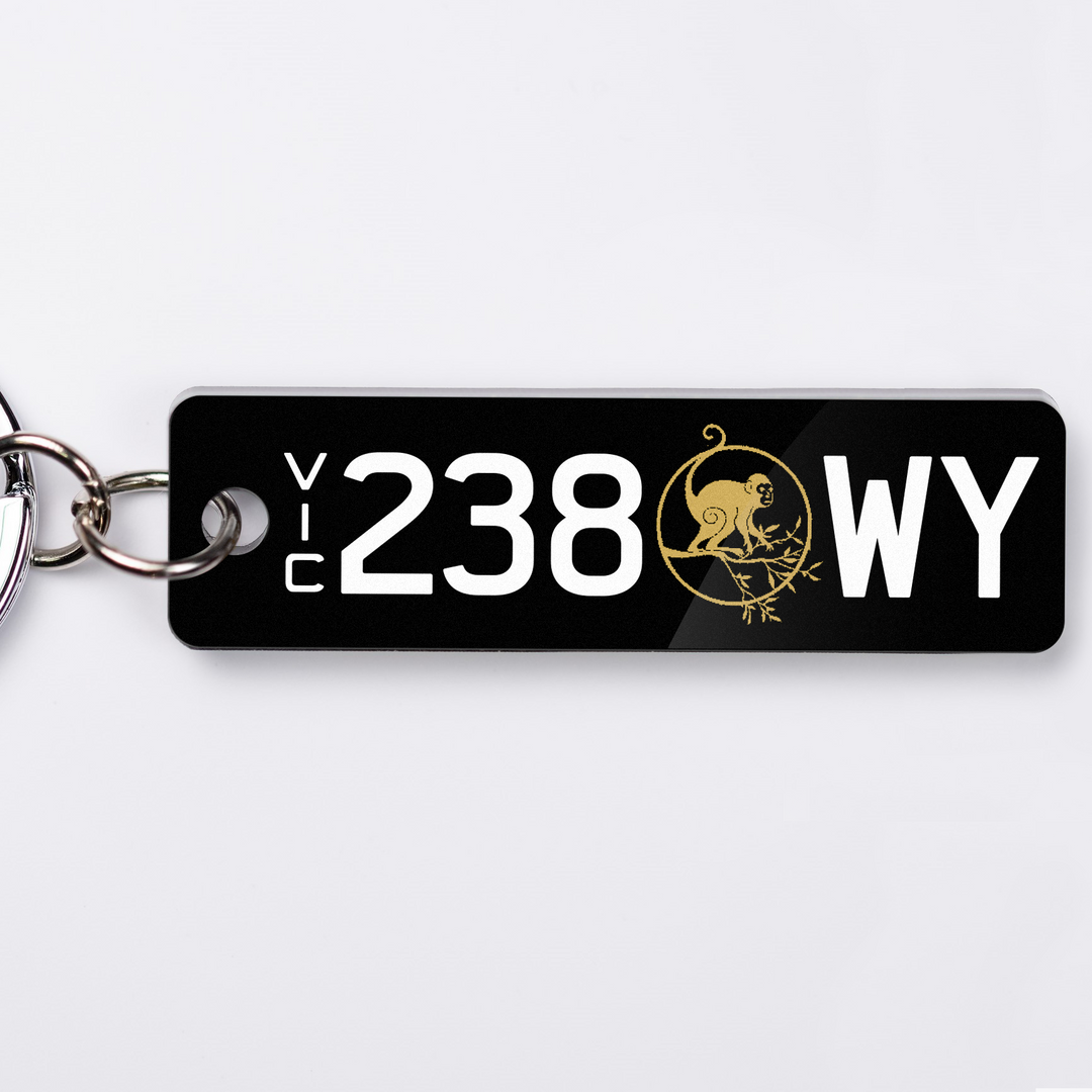 VIC Lucky Licence Plate Custom Keychain