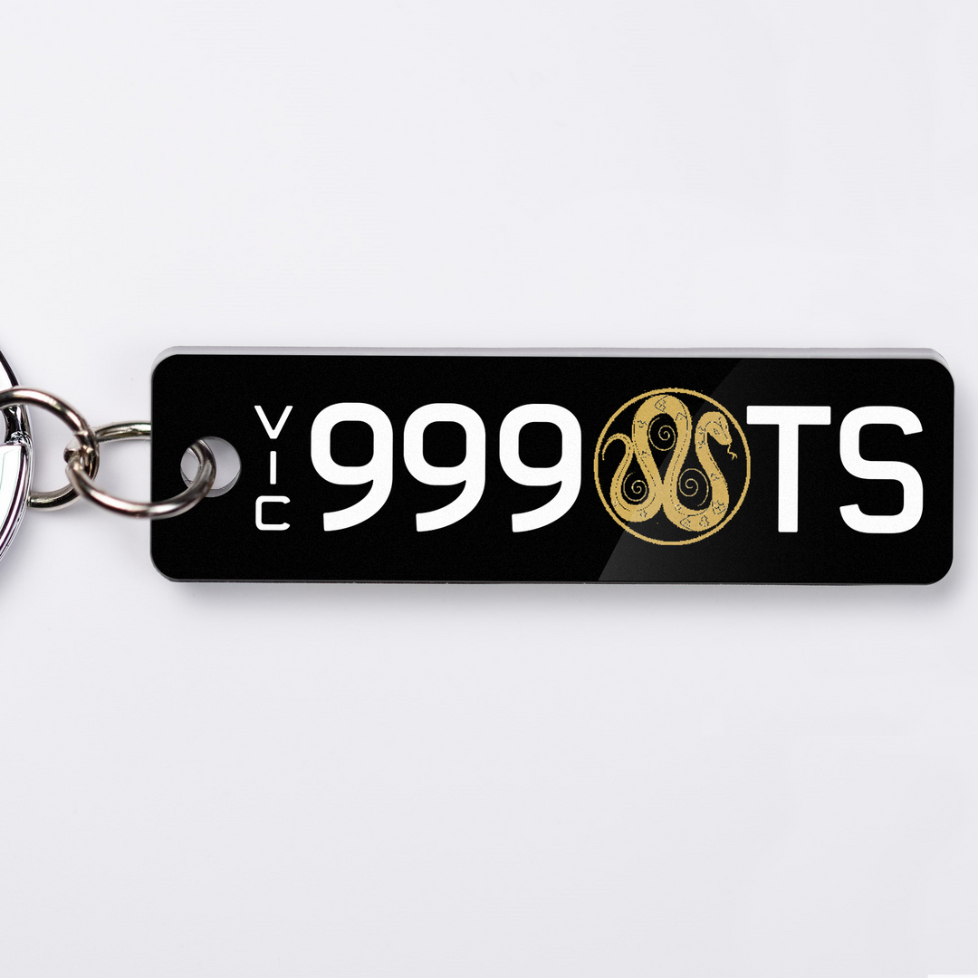 VIC Lucky Licence Plate Custom Keychain