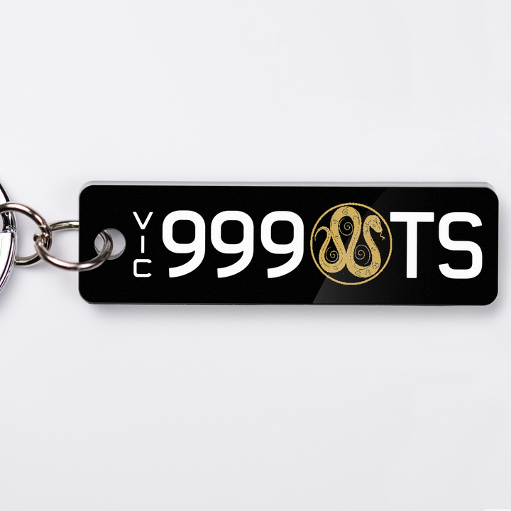 VIC Lucky Licence Plate Custom Keychain