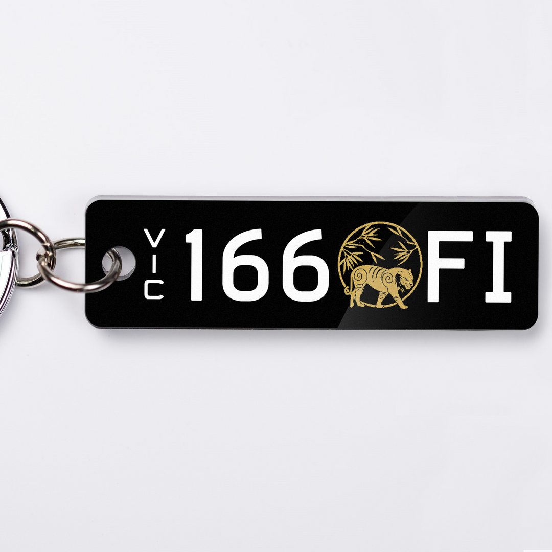 VIC Lucky Licence Plate Custom Keychain