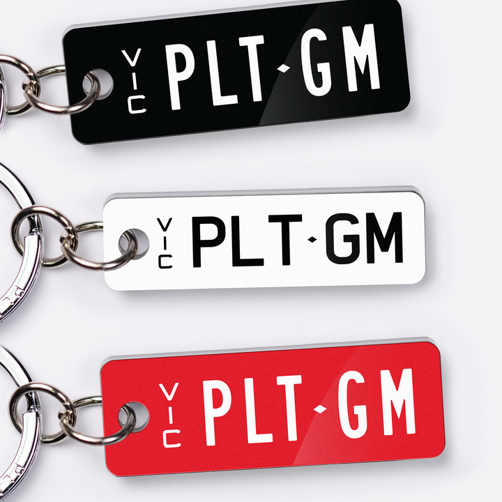 VIC Prestige Licence Plate Custom Keychain