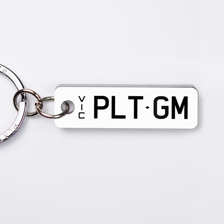 VIC Prestige Licence Plate Custom Keychain