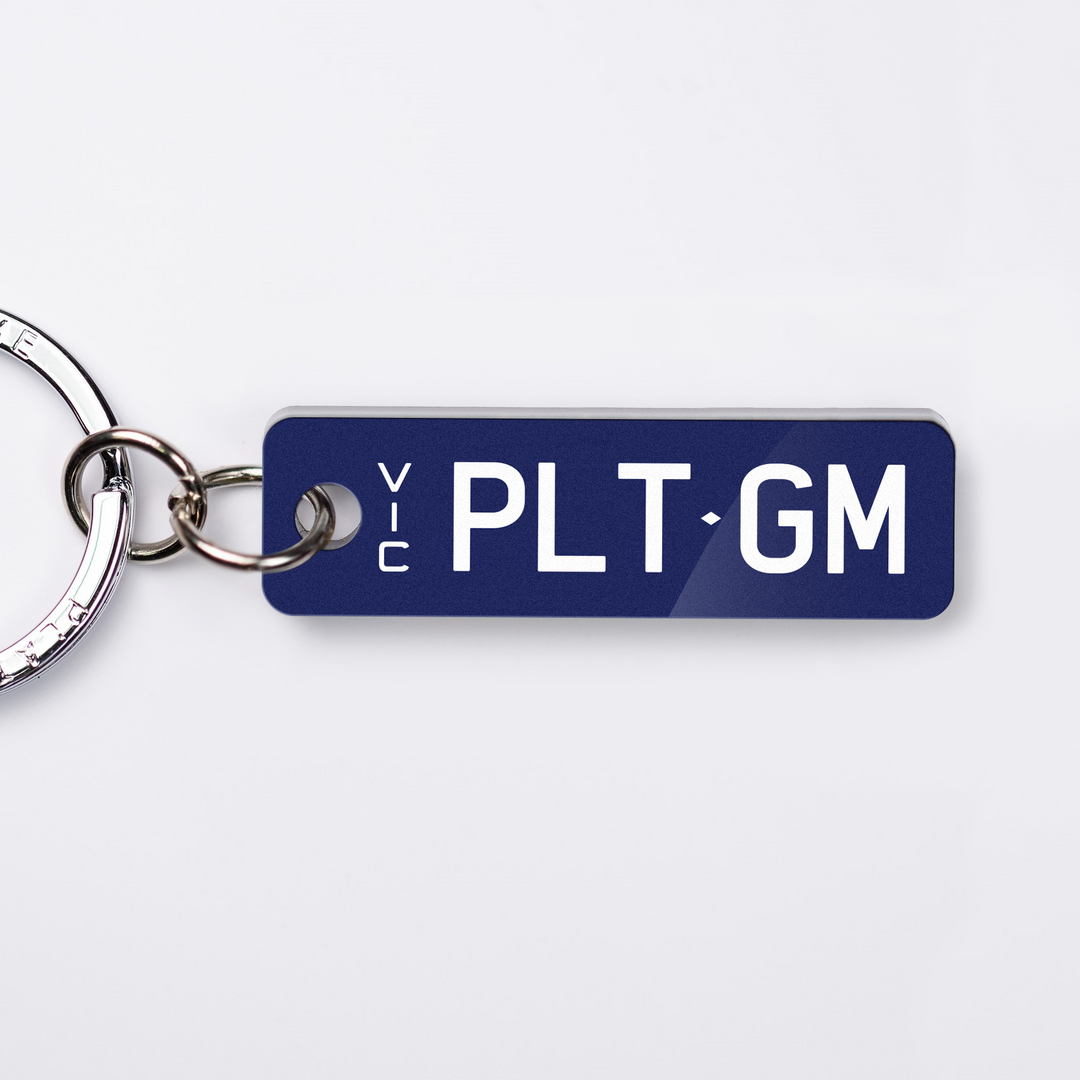 VIC Prestige Licence Plate Custom Keychain