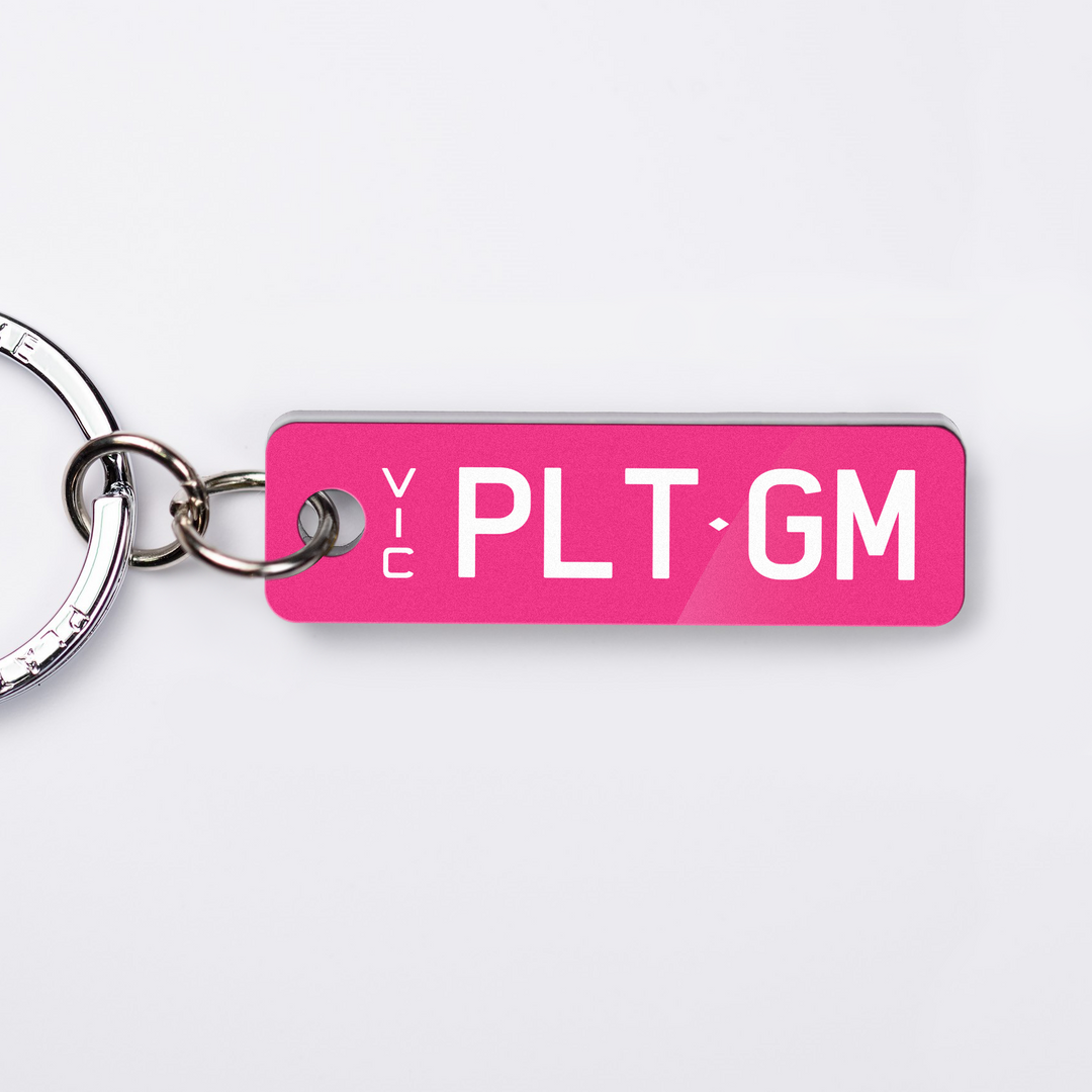 VIC Prestige Licence Plate Custom Keychain