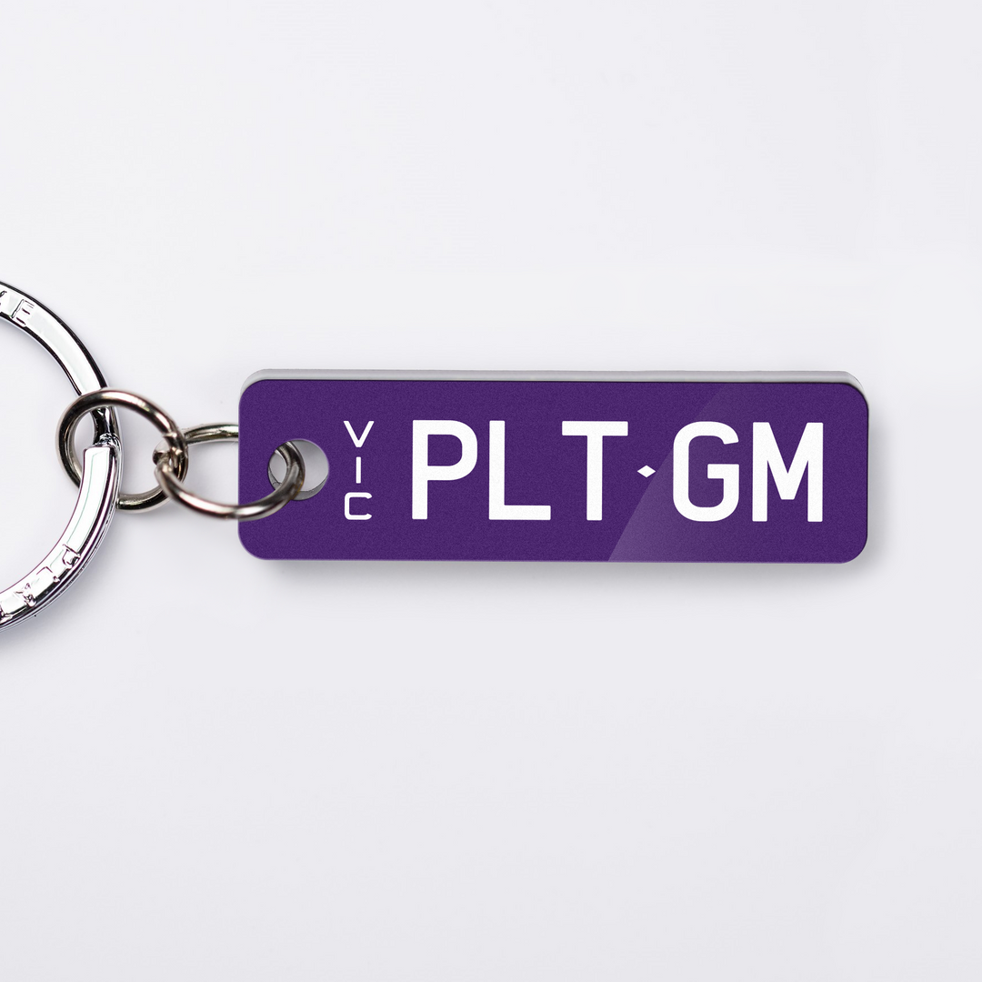 VIC Prestige Licence Plate Custom Keychain