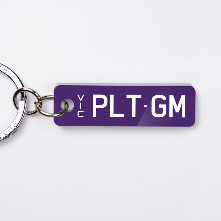 VIC Prestige Licence Plate Custom Keychain