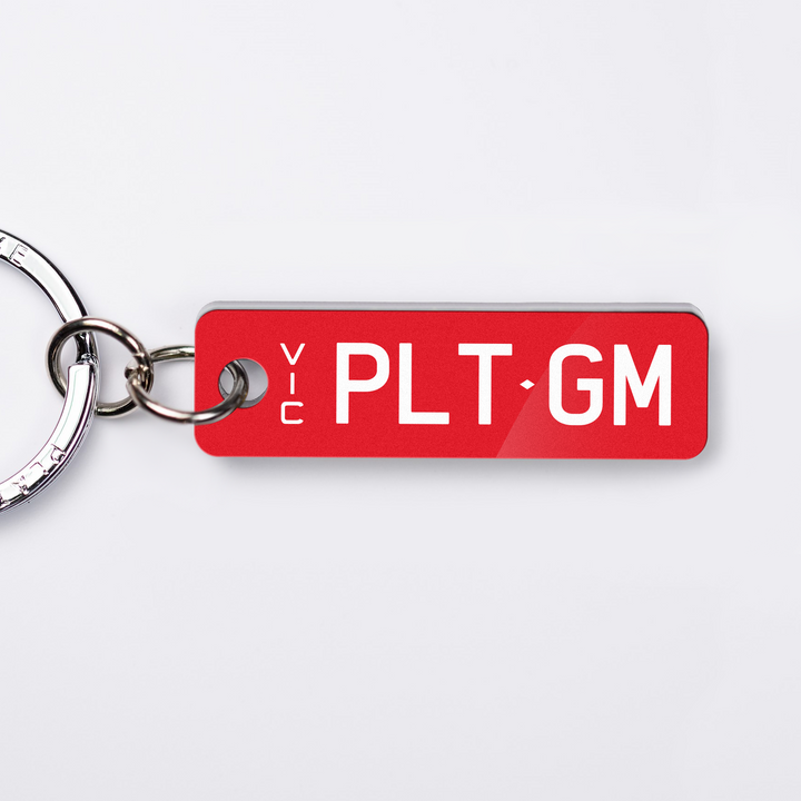 VIC Prestige Licence Plate Custom Keychain