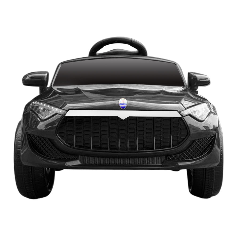 Electric Maserati-inspried Ride On Car  w/ Remote 12V Black