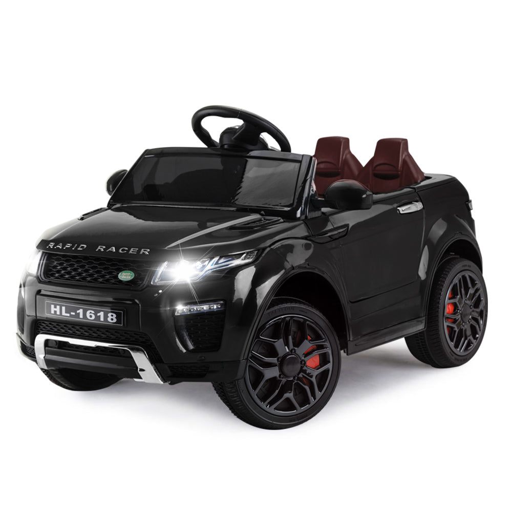 Land Rover Licensed Ride On Car w/Remote 12V Battery Black