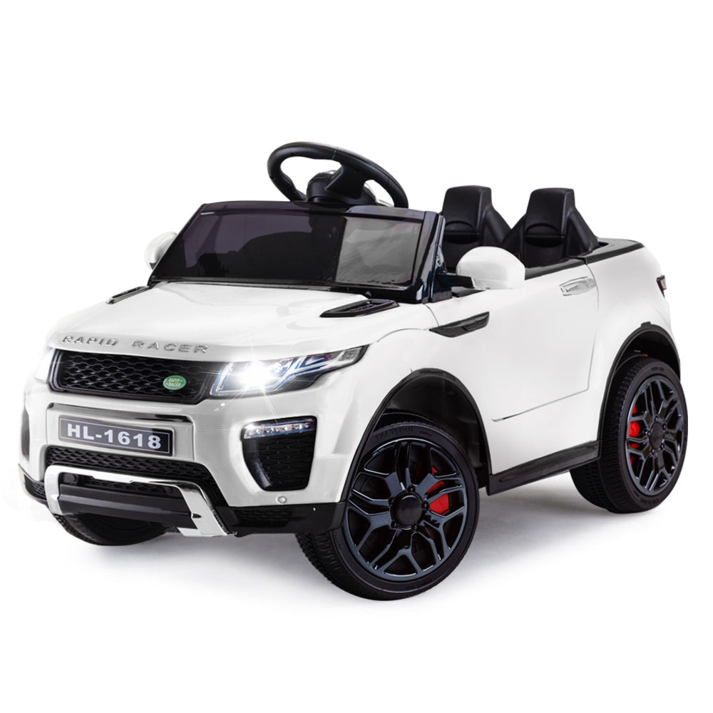 Land Rover Licensed Ride On Car w/Remote 12V Battery White