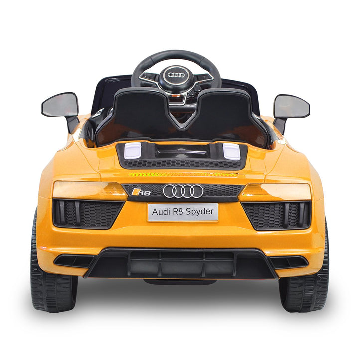 Audi R8 4S Spyder Licensed Electric Ride On Car Remote Control - Yellow