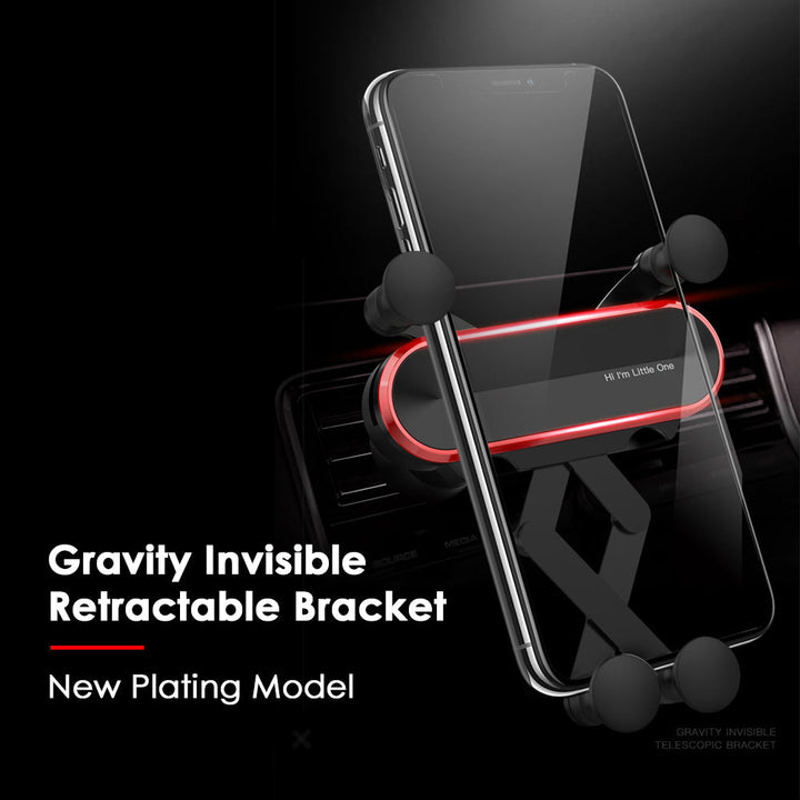 Car Phone Holder Metal Gravity 360 Dark Grey)