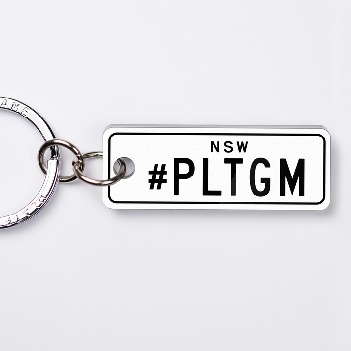 NSW Statement Licence Plate Custom Keychain 💥