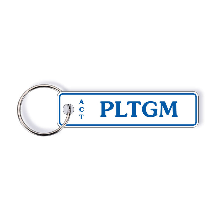 ACT Colour Licence Plate Custom Keychain
