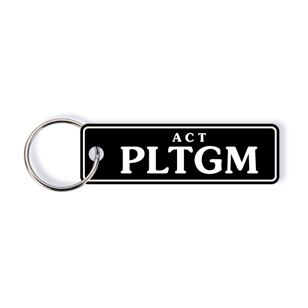 ACT Colour Licence Plate Custom Keychain