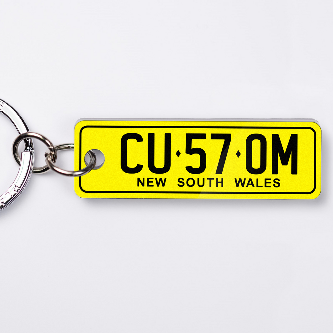 NSW General Issue Licence Plate Custom Keychain