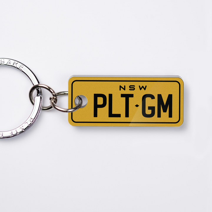 NSW Motorbike Premium Licence Plate Custom Keychain 🏍️
