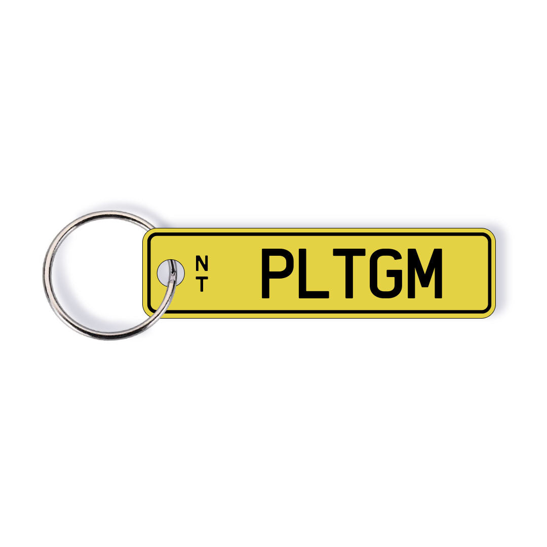 NT Classic Licence Plate Custom Keychain