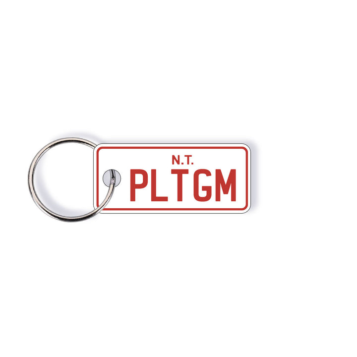 NT Motorbike Licence Plate Custom Keychain