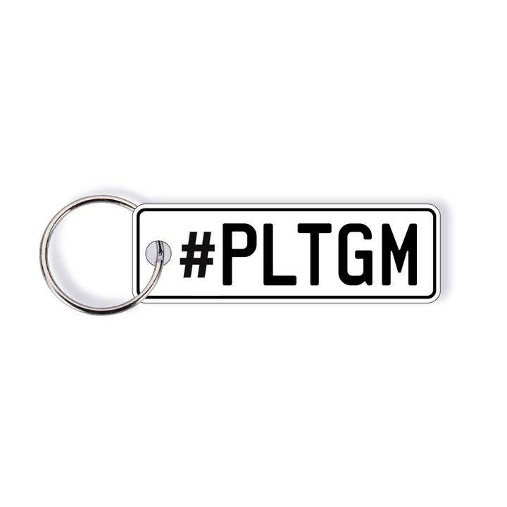 NZ Hashtag Licence Plate Custom Keychain