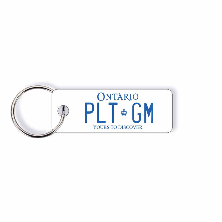 Ontario ON State License Plate Custom Keychain
