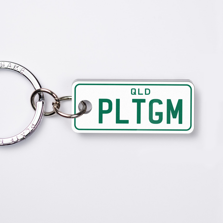 QLD Motorbike Licence Plate Custom Keychain 🏍️