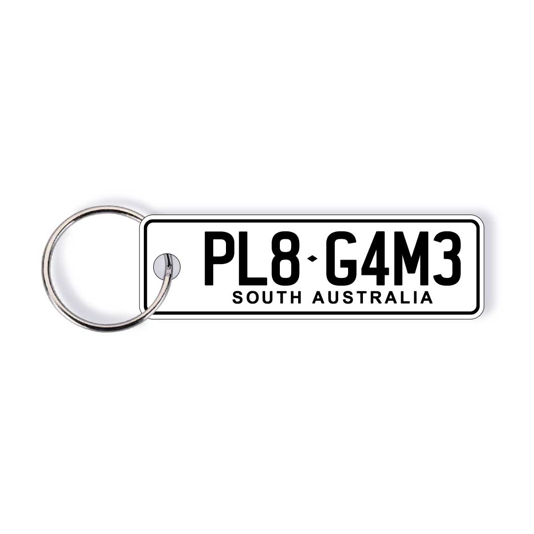SA General Issue Licence Plate Custom Keychain