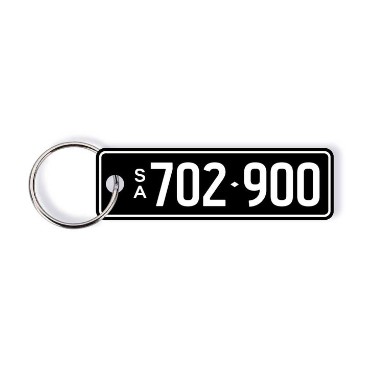 SA Heritage (Numeric) Licence Plate Custom Keychain 🕹️