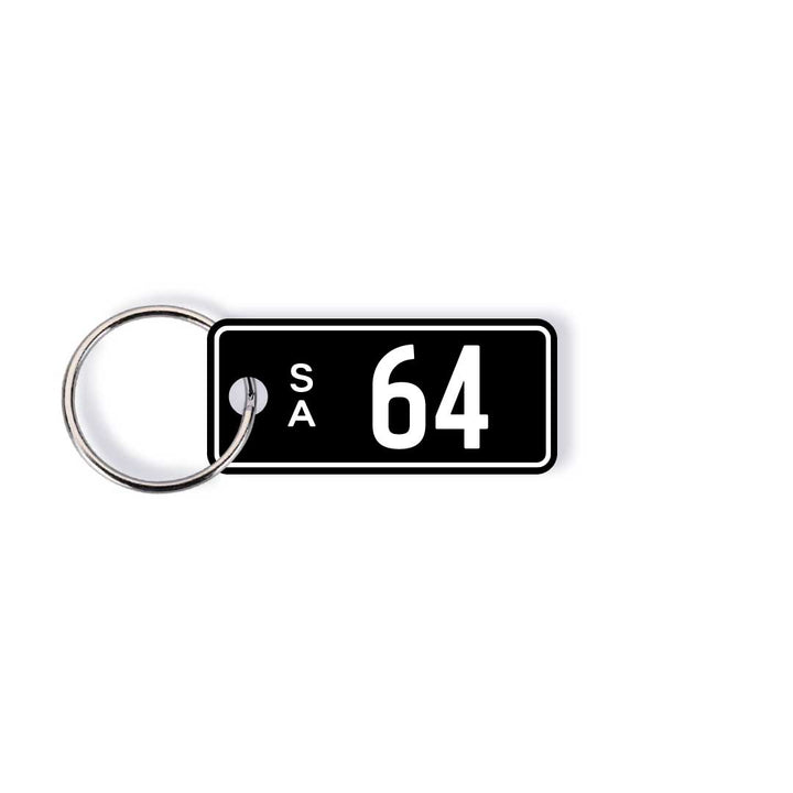 SA Heritage (Numeric) Licence Plate Custom Keychain 🕹️