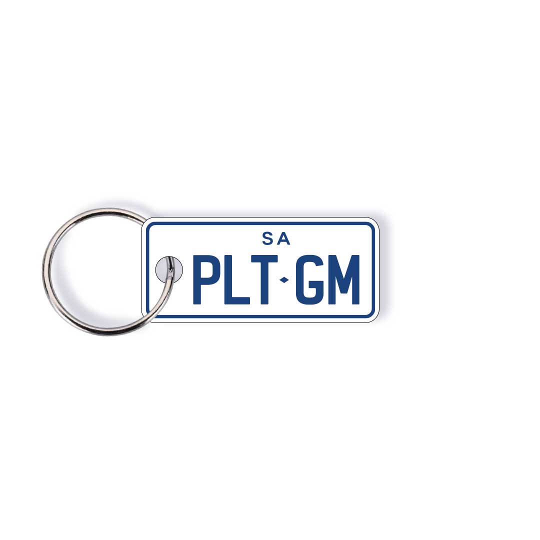 SA Motorbike Licence Plate Custom Keychain 🏍️