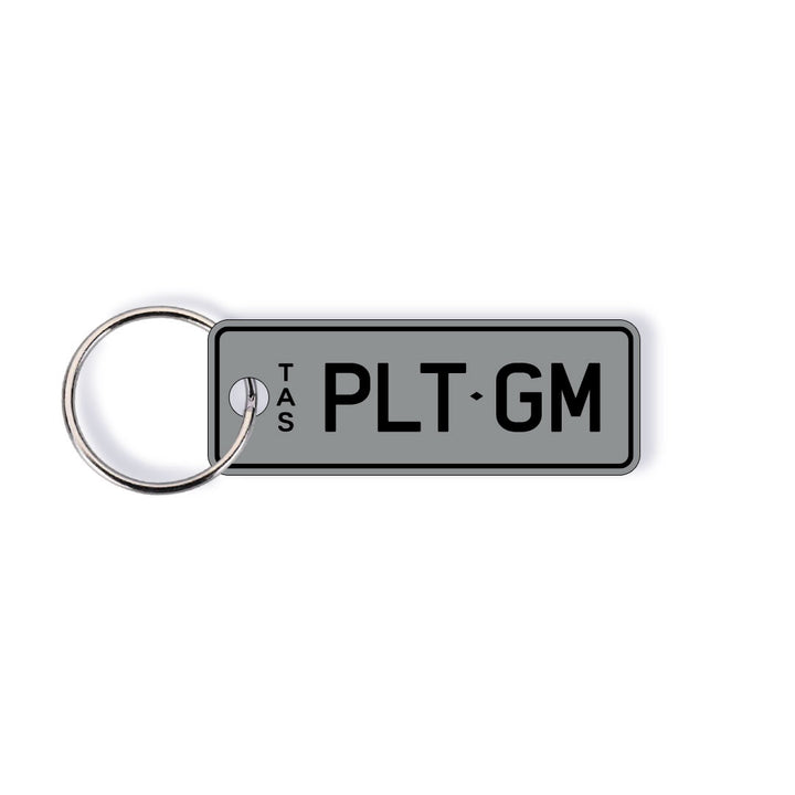 TAS Classic Licence Plate Custom Keychain