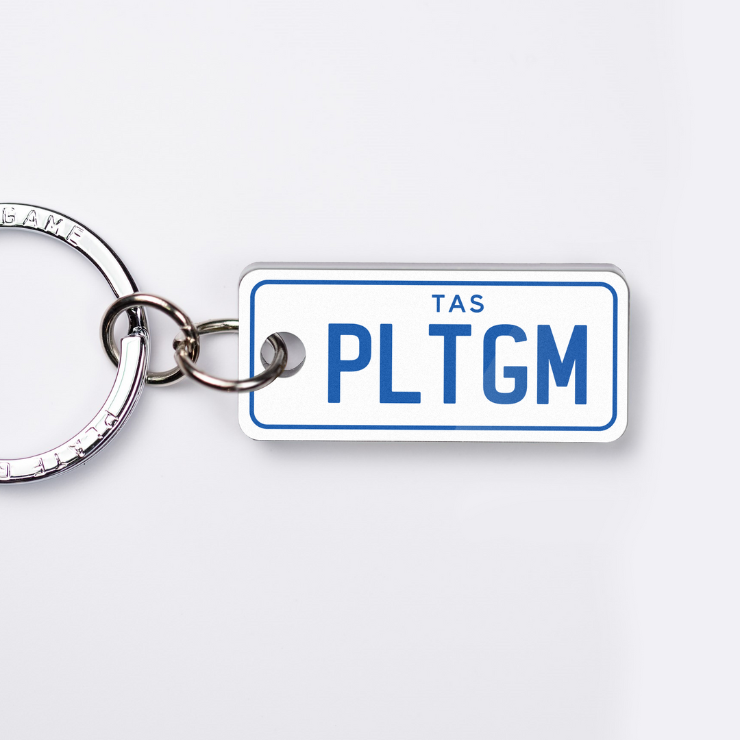 TAS Motorbike Licence Plate Custom Keychain