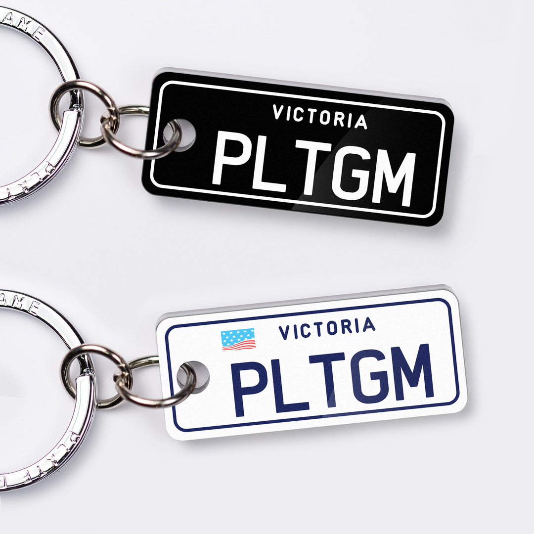 VIC American (USA) Licence Plate Custom Keychain 🇺🇸