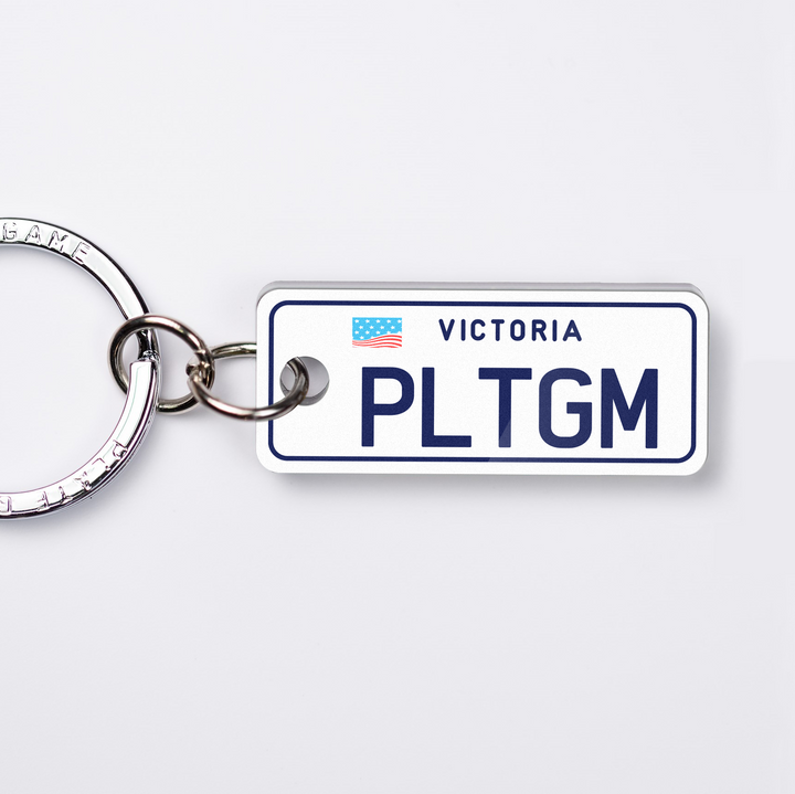 VIC American (USA) Licence Plate Custom Keychain 🇺🇸