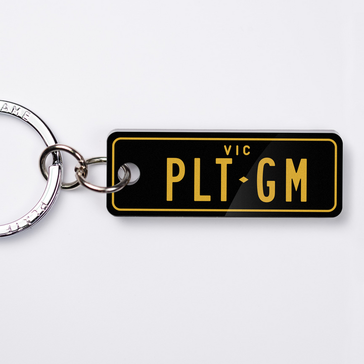 VIC Classic Licence Plate Custom Keychain