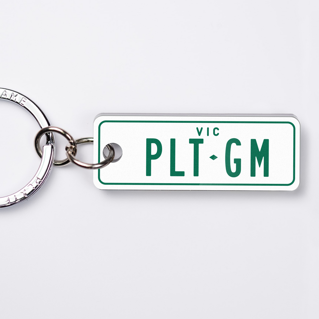 VIC Classic Licence Plate Custom Keychain