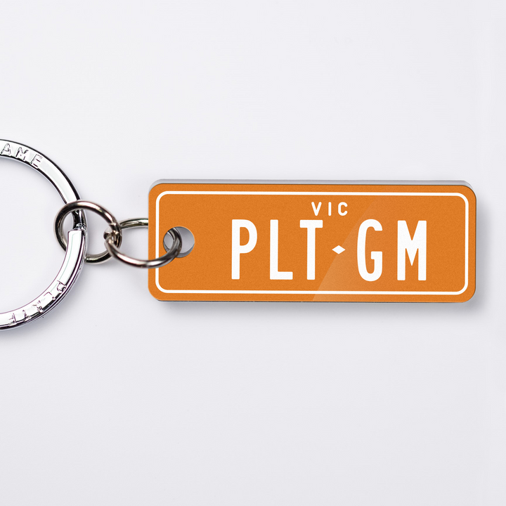 VIC Classic Licence Plate Custom Keychain