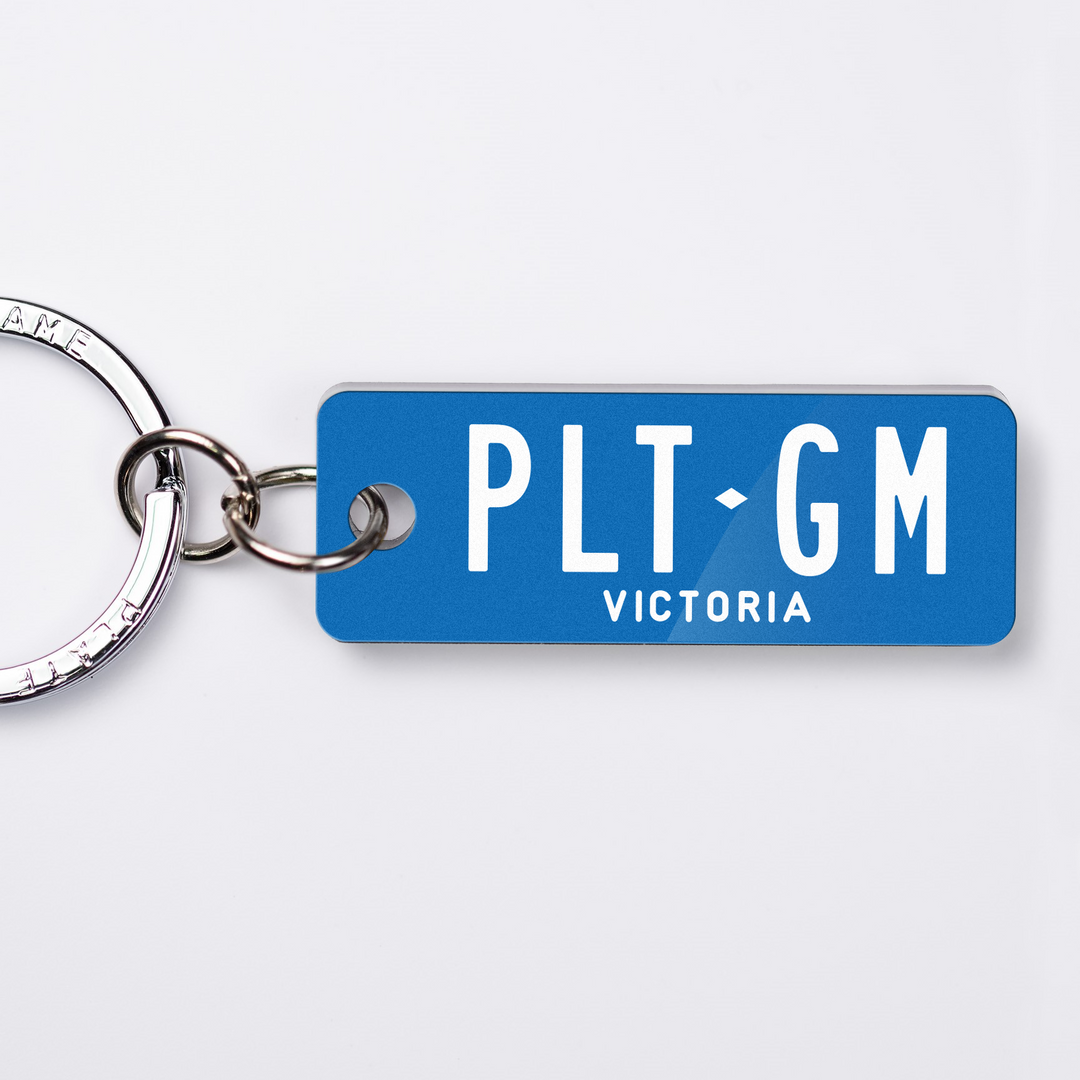 VIC Classic Licence Plate Custom Keychain