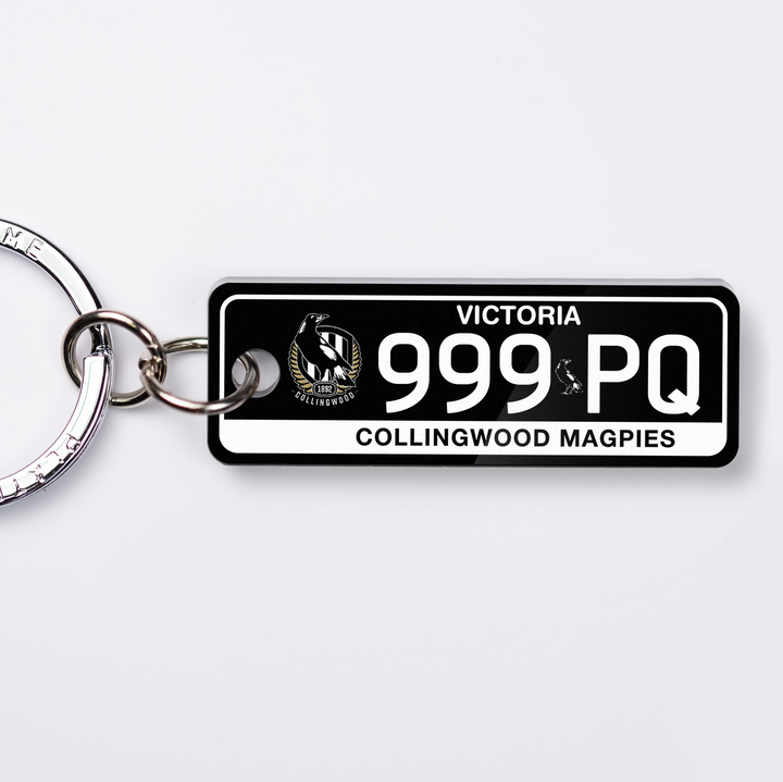 VIC AFL Upgrade Licence Plate Custom Keychain 🏉