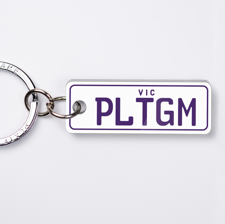 VIC Mix Licence Plate Custom Keychain