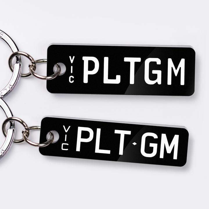 VIC Deluxe Licence Plate Custom Keychain