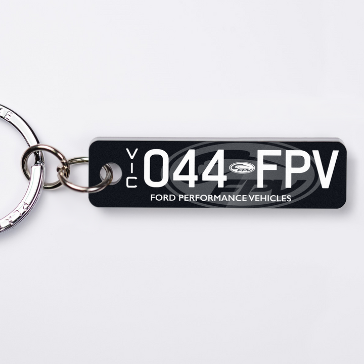 VIC Ford FPV Licence Plate Custom Keychain