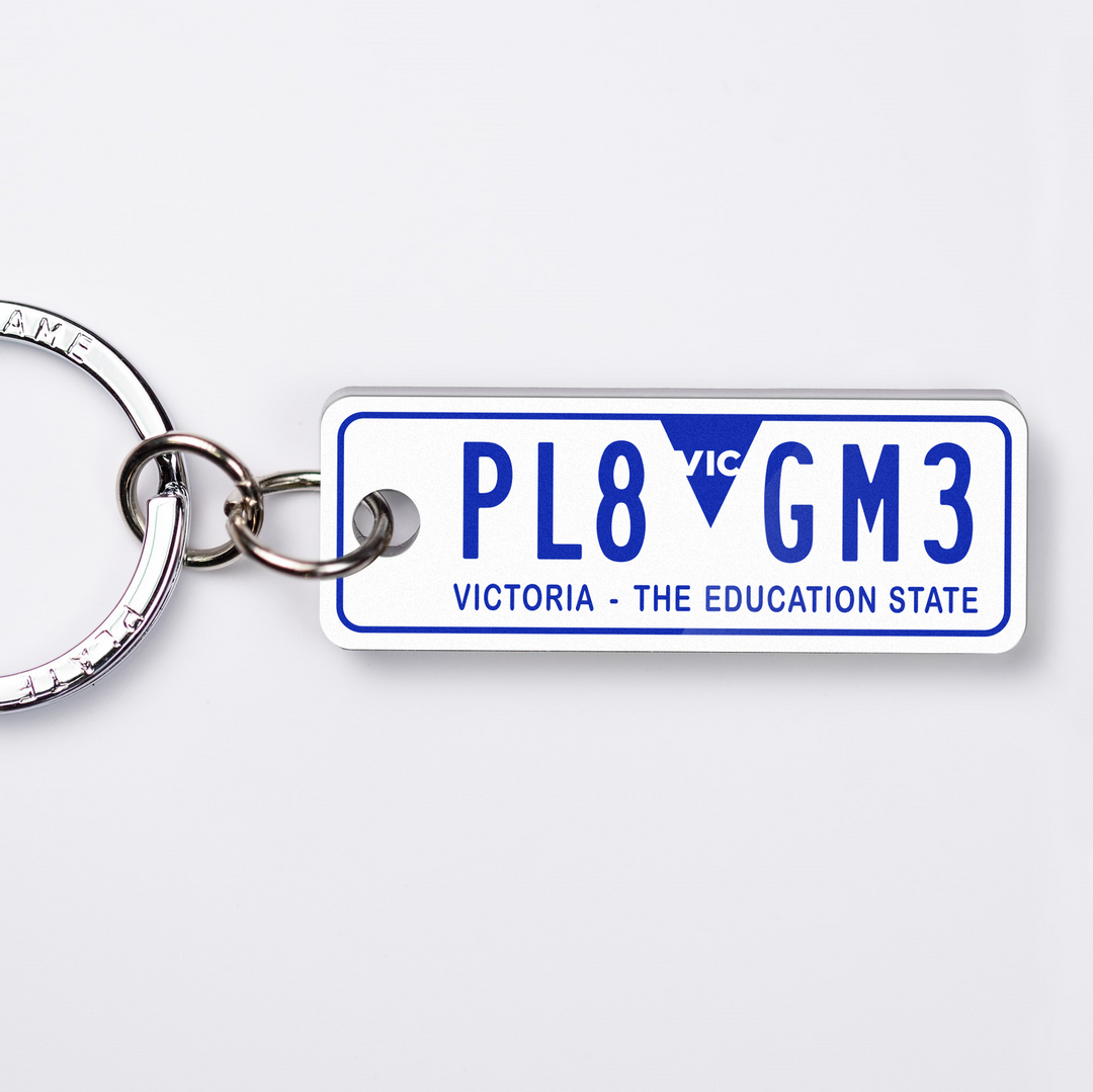VIC General Issue Licence Plate Custom Keychain