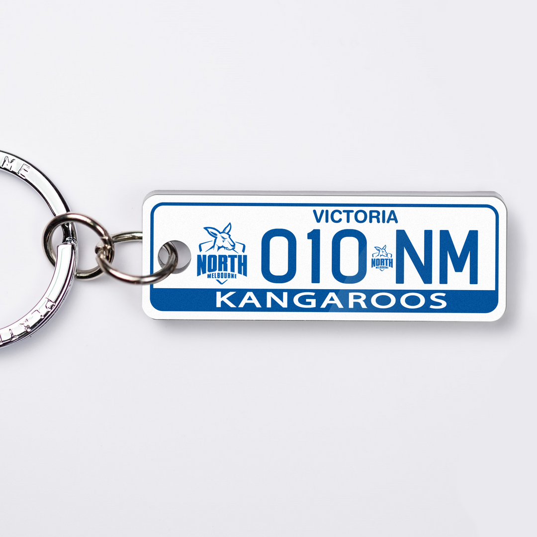 VIC AFL Upgrade Licence Plate Custom Keychain 🏉